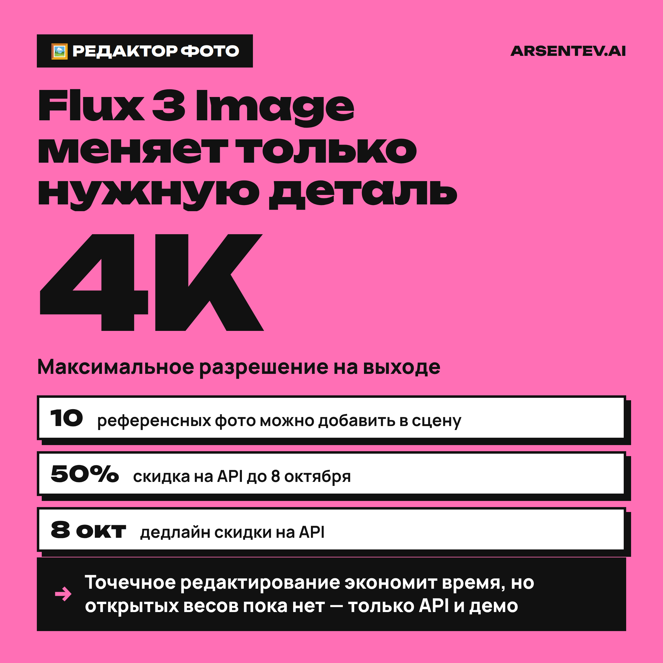 Flux 3 Image меняет на фото только нужную часть