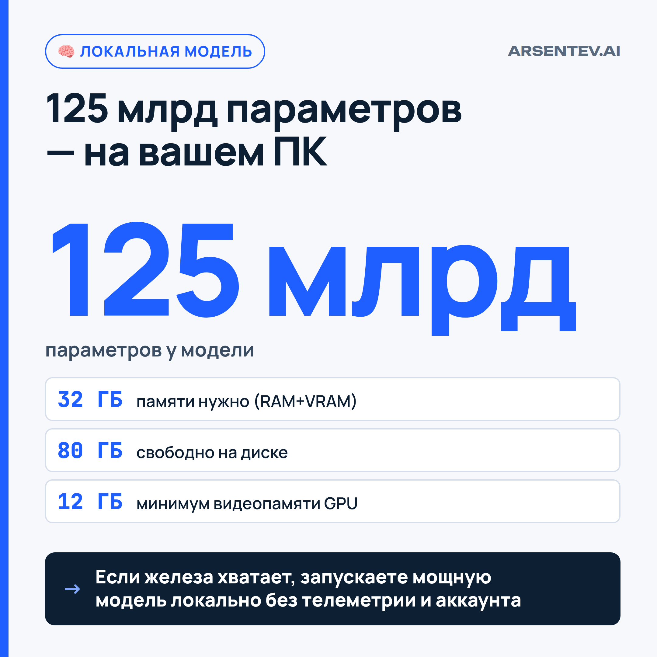 Strata запускает модель на 125 млрд параметров на вашем игровом ПК